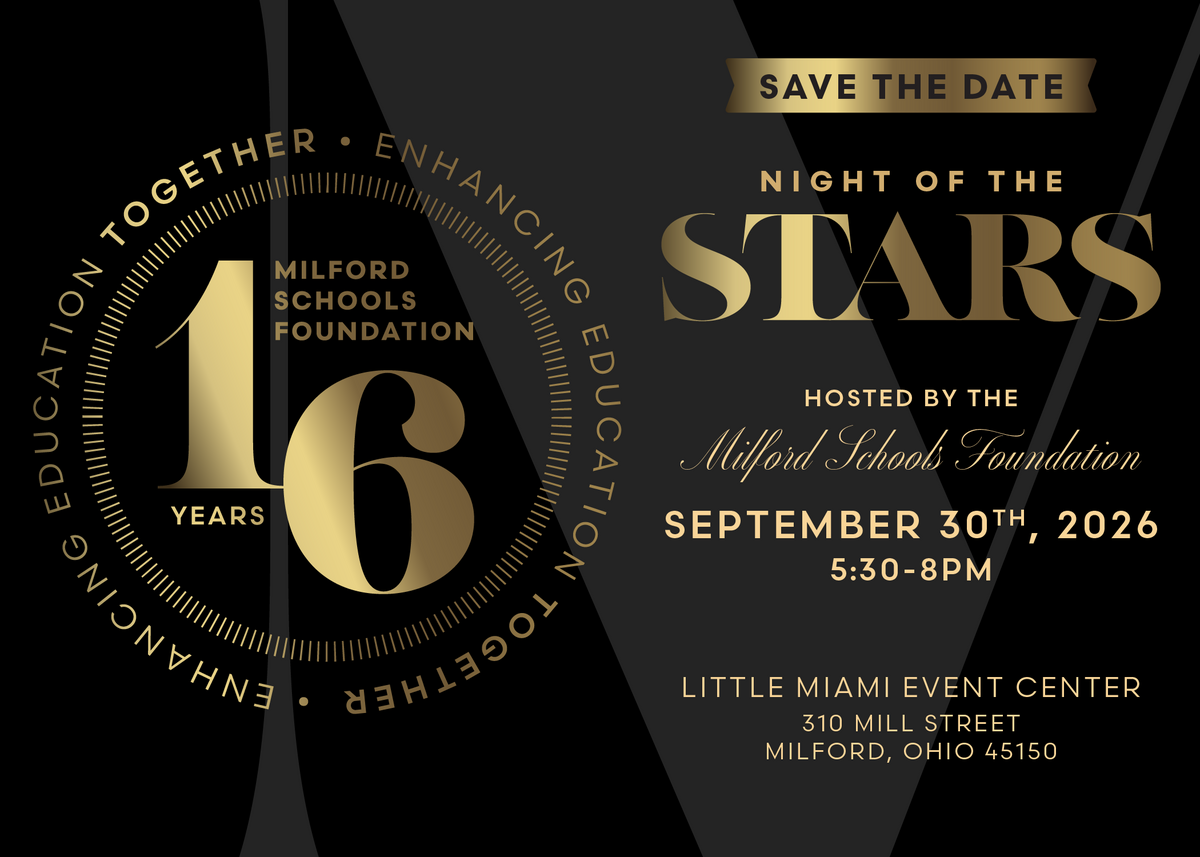 Night of the Stars Save the Date September 30th, 2026 at 530pm